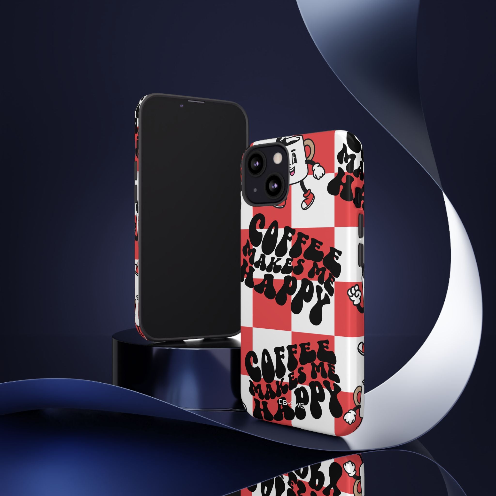 Joyful Coffee Celebration - iPhone Case
