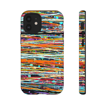 Oil painting - Stripe - Protective Phone Case