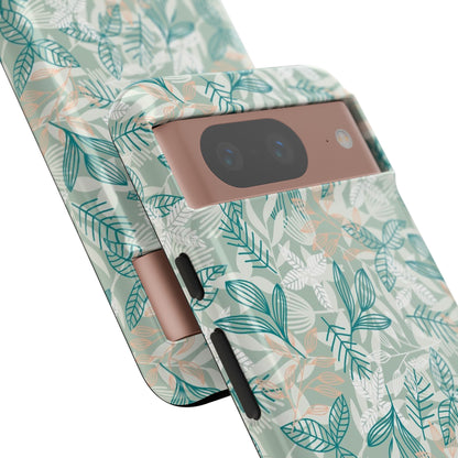 Light Green Leaf - Protective Phone Case