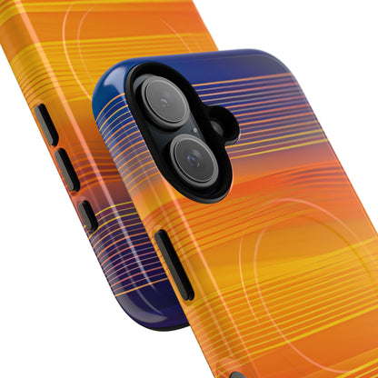 Vibrant Lines Flow iPhone 16 - Tough+