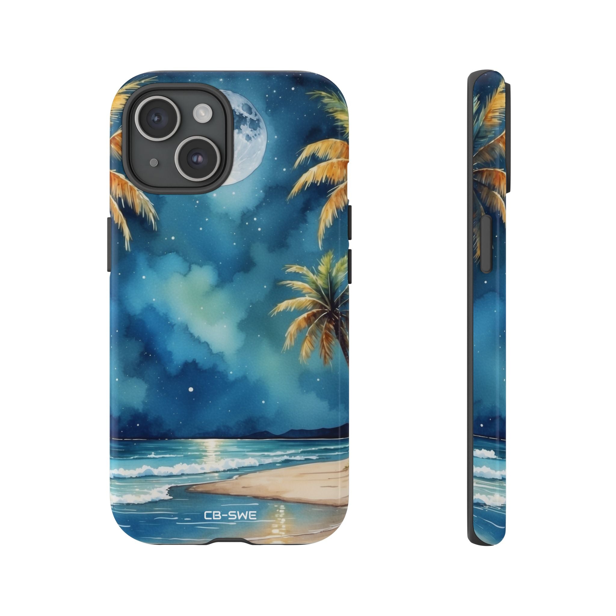 Moonlight Kisses Waves - iPhone Case