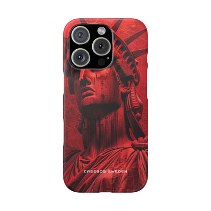 Zen Red Liberty Vision iPhone 16 - Slim Phone Case