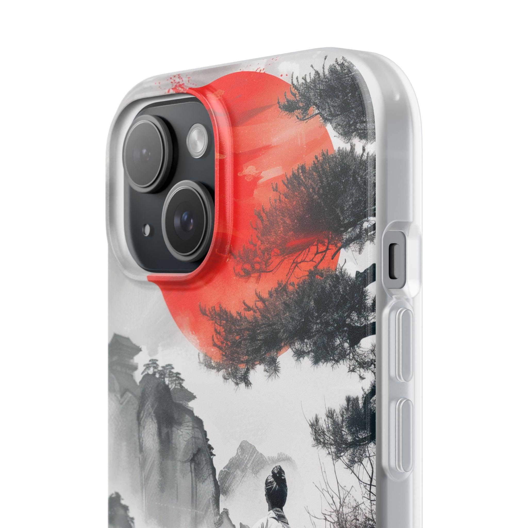 Zen Harmony: Japanese Serenity in Motion iPhone 15 - Flexi Phone Case