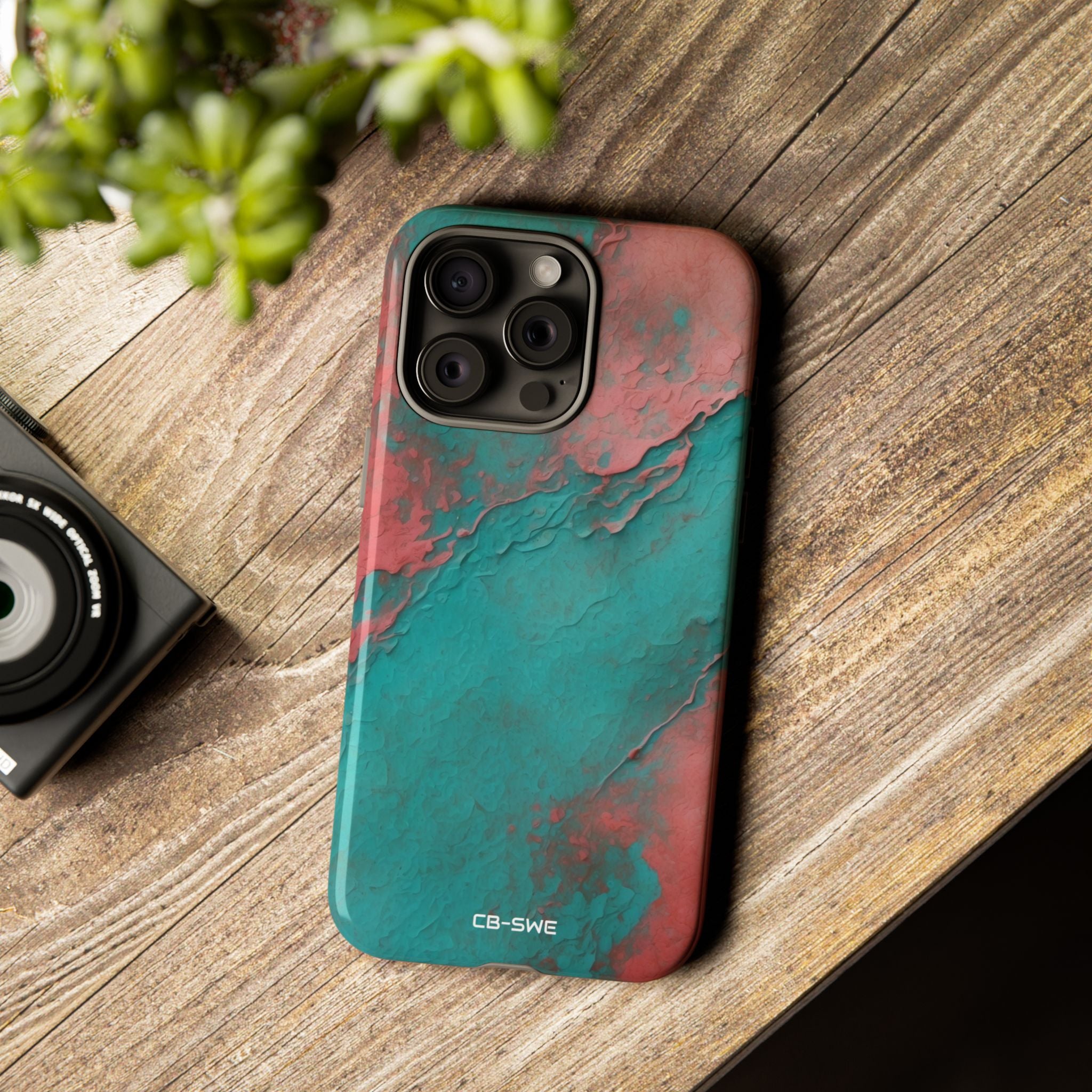 Turbulent Coral Flow - iPhone Case
