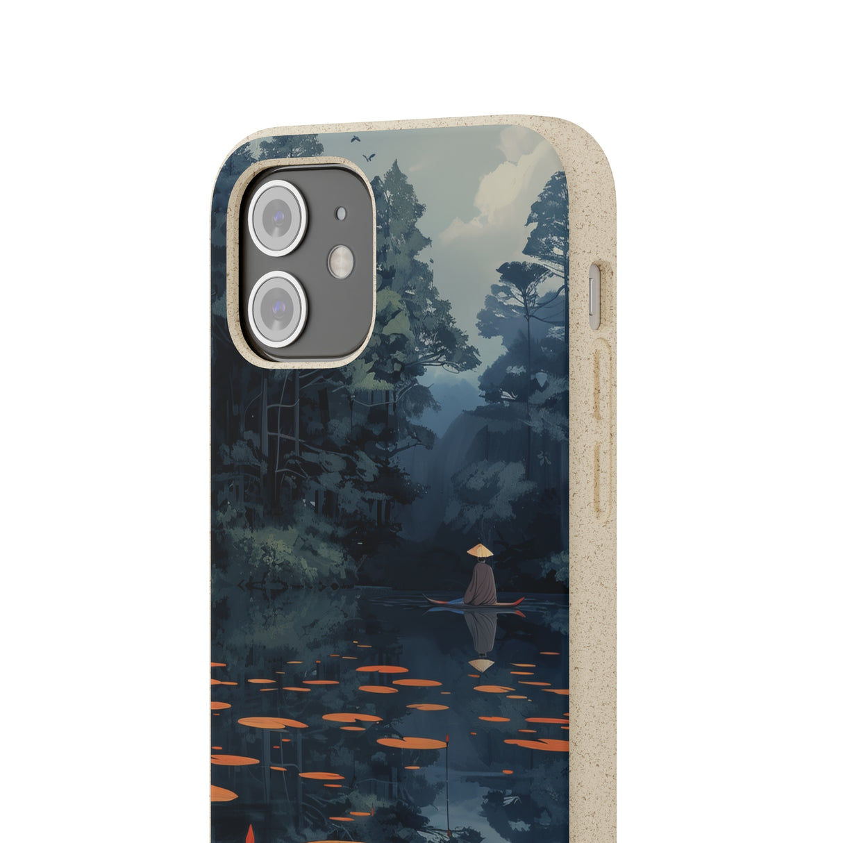 Tranquil Lotus Serenity | Biodegradable Phone Case