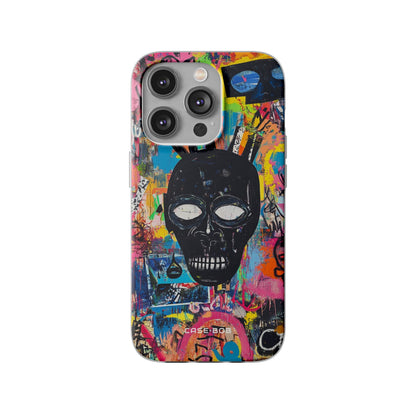 Skull Vortex iPhone 14 Pro Case - Soft