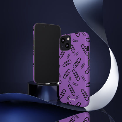 Paperclips Dance Playfully - iPhone Case