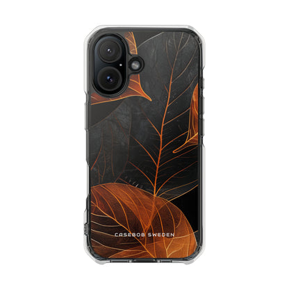 Autumn Leaf Elegance iPhone 16 - Clear Impact Phone Case