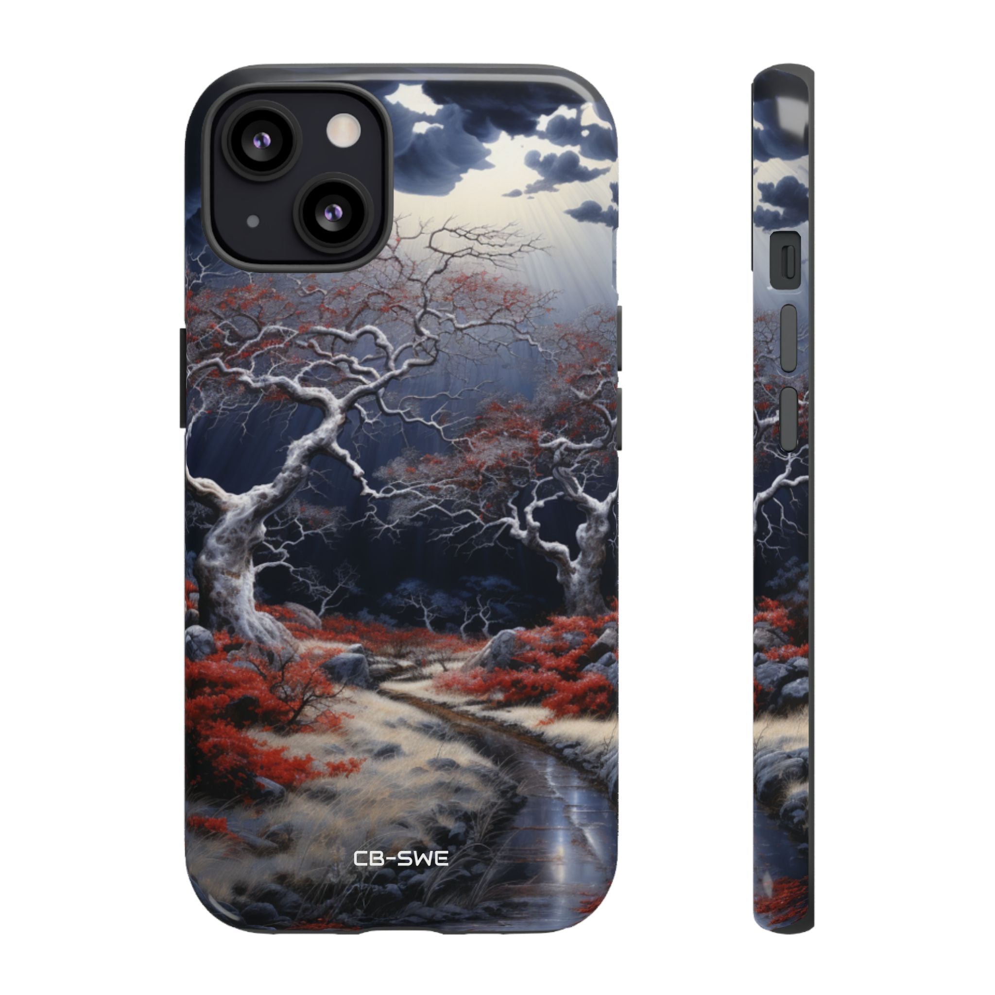 Sunlit Gnarled Forest - iPhone Case