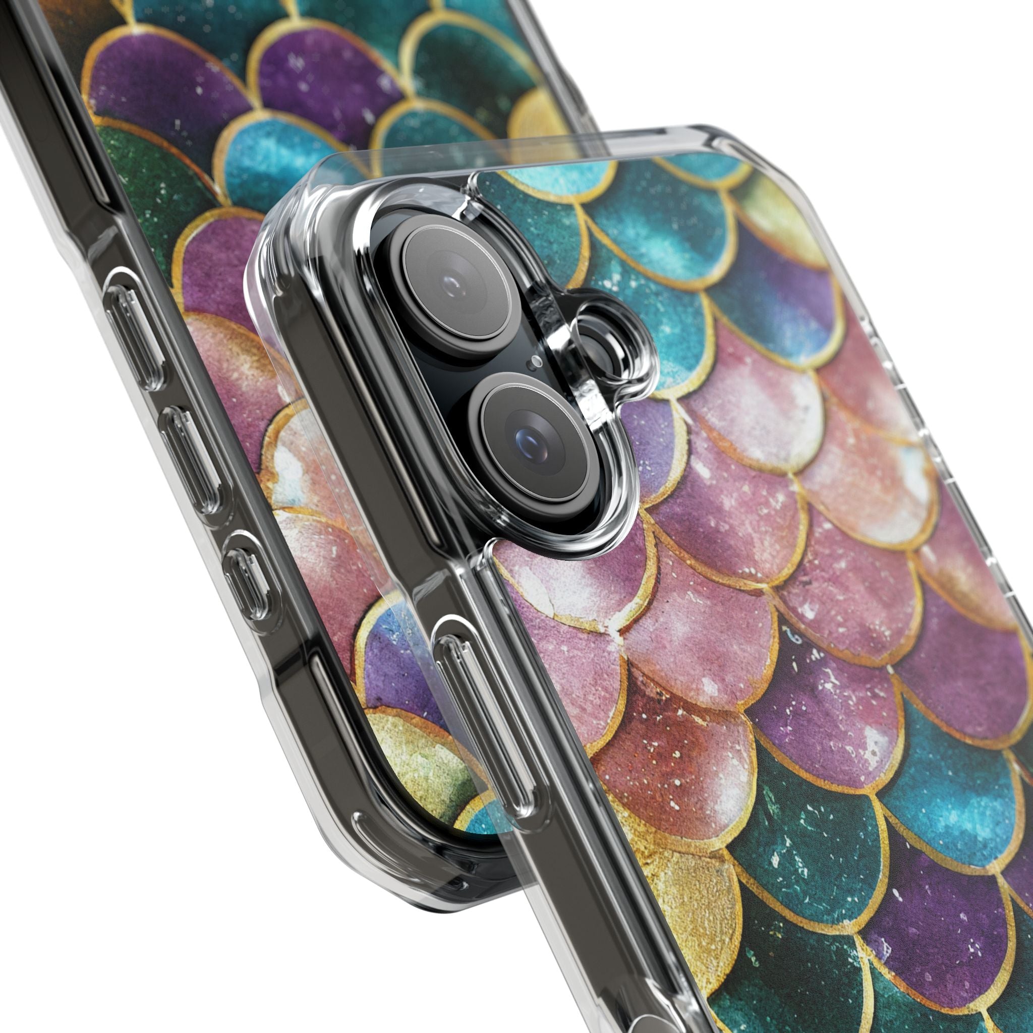 Mermaid Scale Radiance iPhone Case - Impact