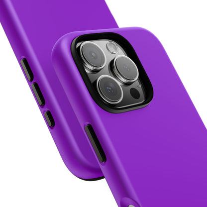 Dunkelviolettes iPhone 16 - Robuste Handyhülle