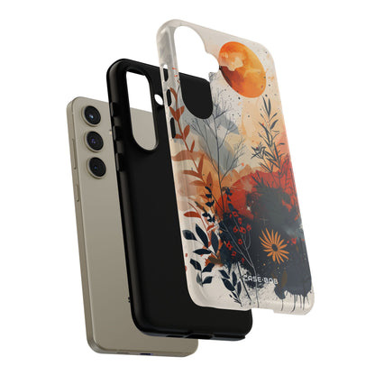 Orange Solstice Samsung S24 Plus Case - Tough
