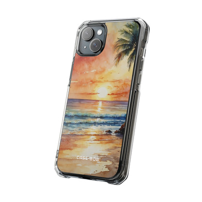 Sunset Palm iPhone 15 Plus Case - Impact