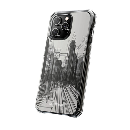 Urban Wireframe - Phone Case for iPhone