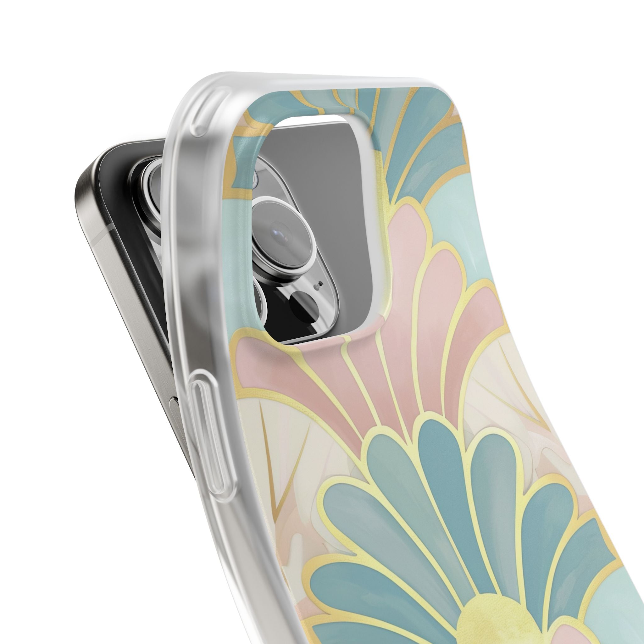 Pastel Deco Elegance - Flexi iPhone 16 Phone Case