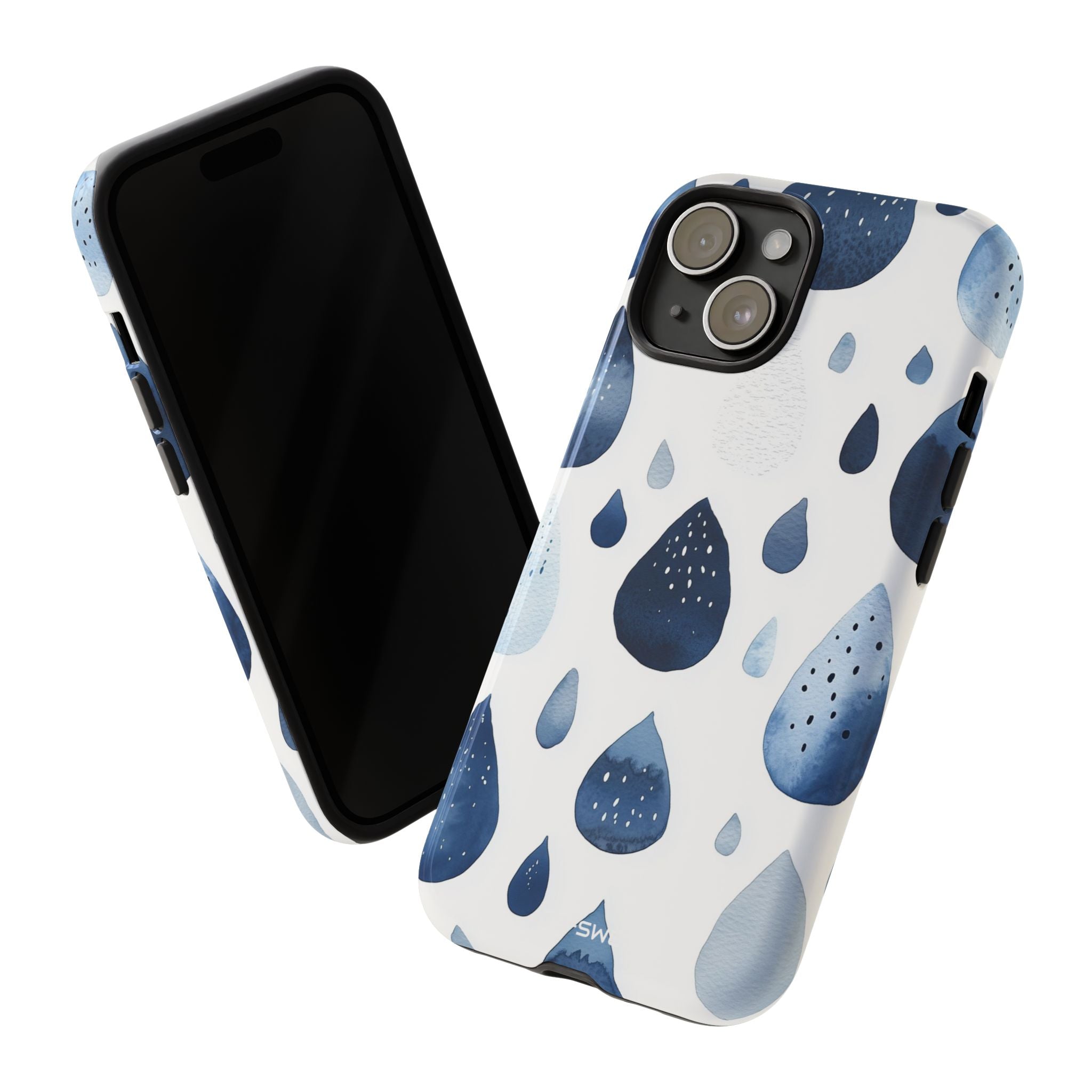 Droplets Flow Softly - iPhone Case