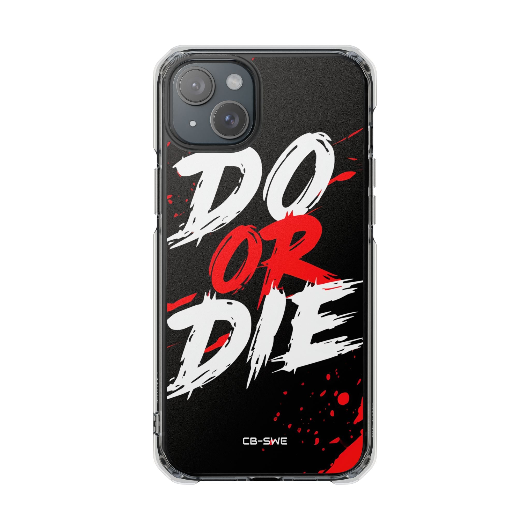 Intense Typography Contrast iPhone Case - Impact
