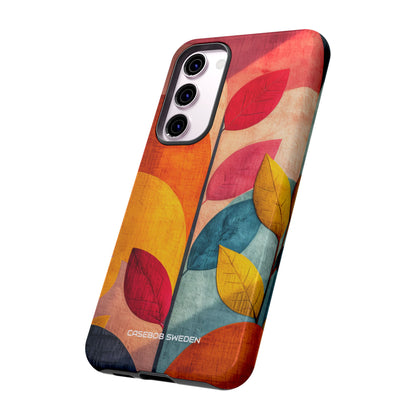 Abstract Orange Blue Design - Tough Samsung S23 Phone Case