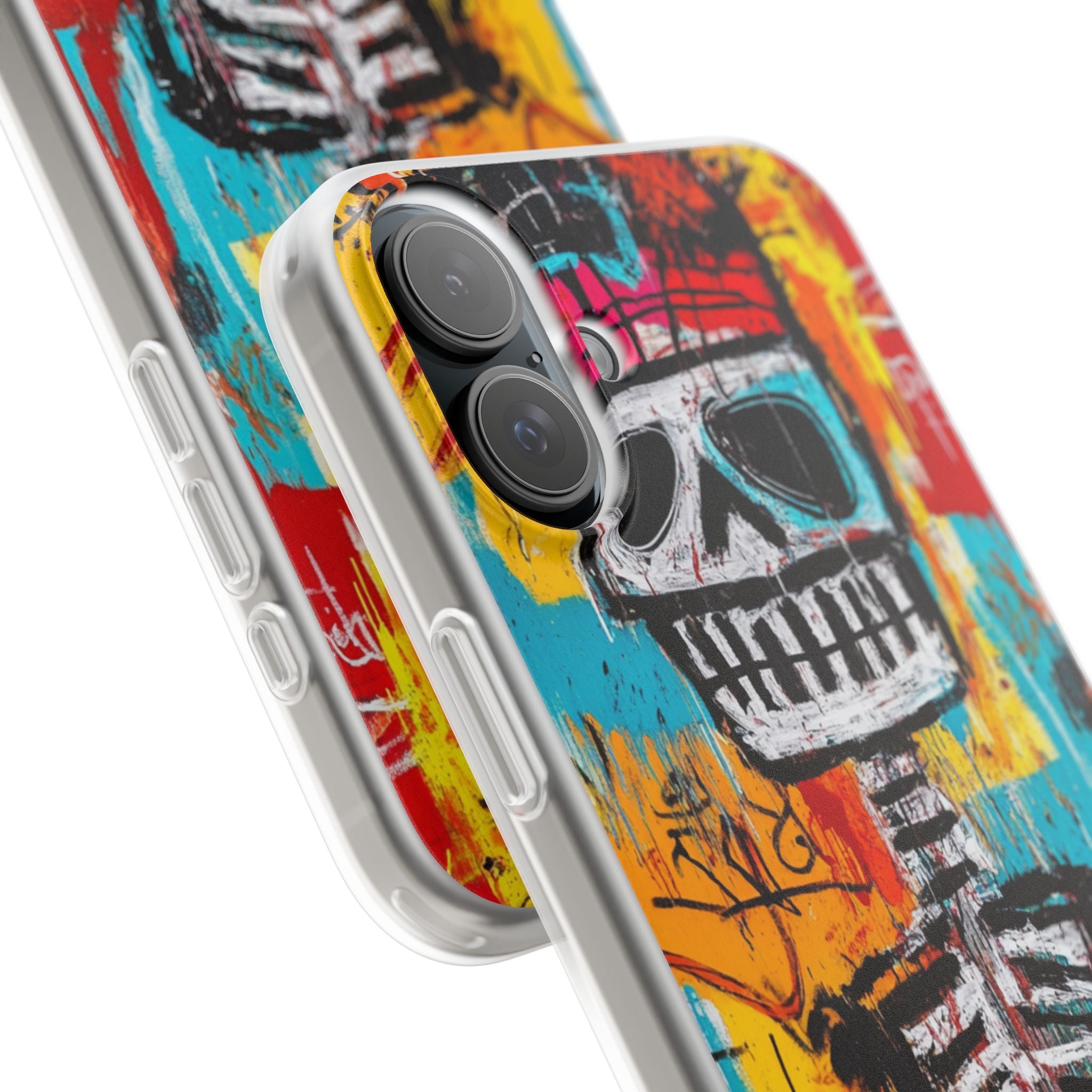 Skeleton Riot iPhone 16 Plus Case - Soft