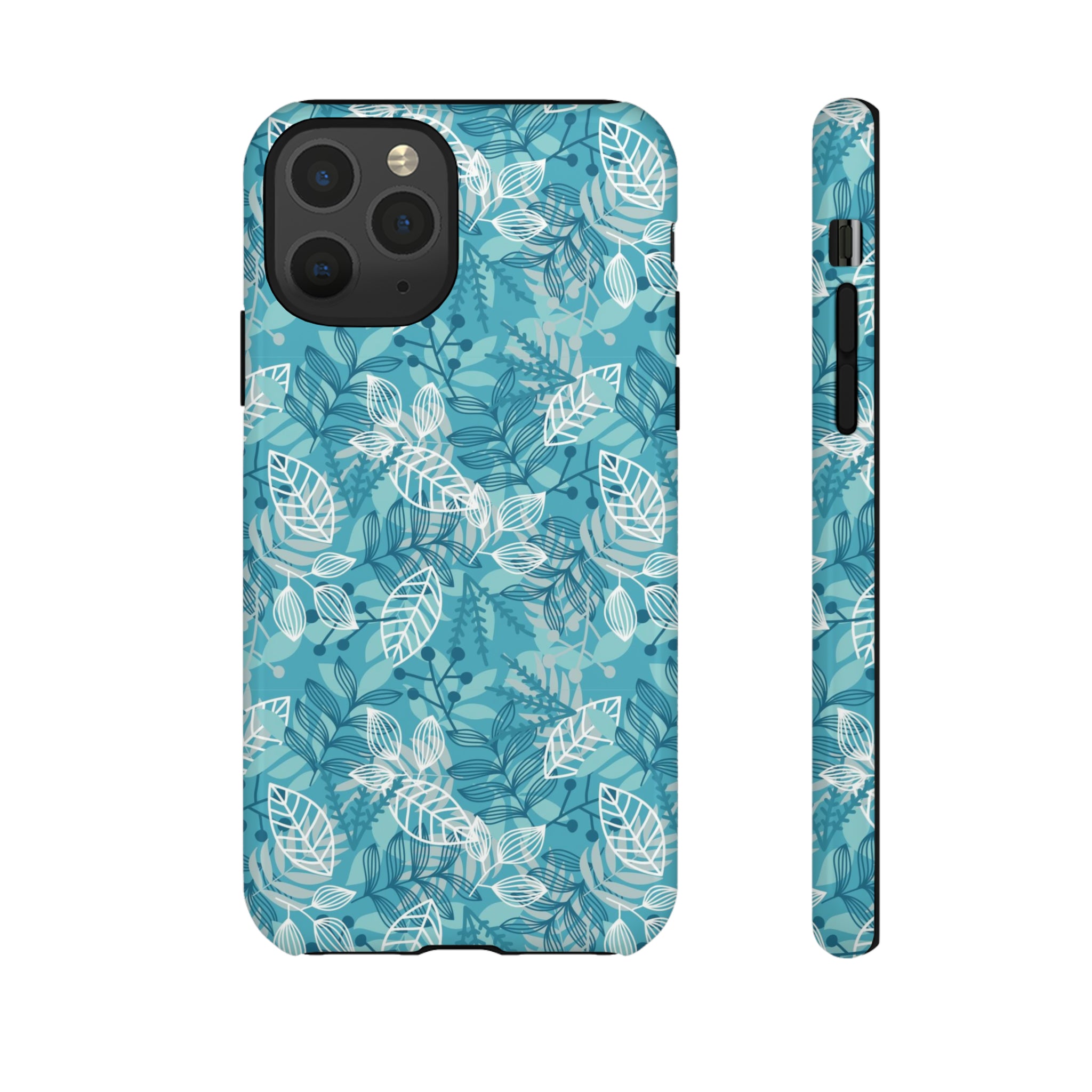 Spring Blue Leaf - Protective Phone Case