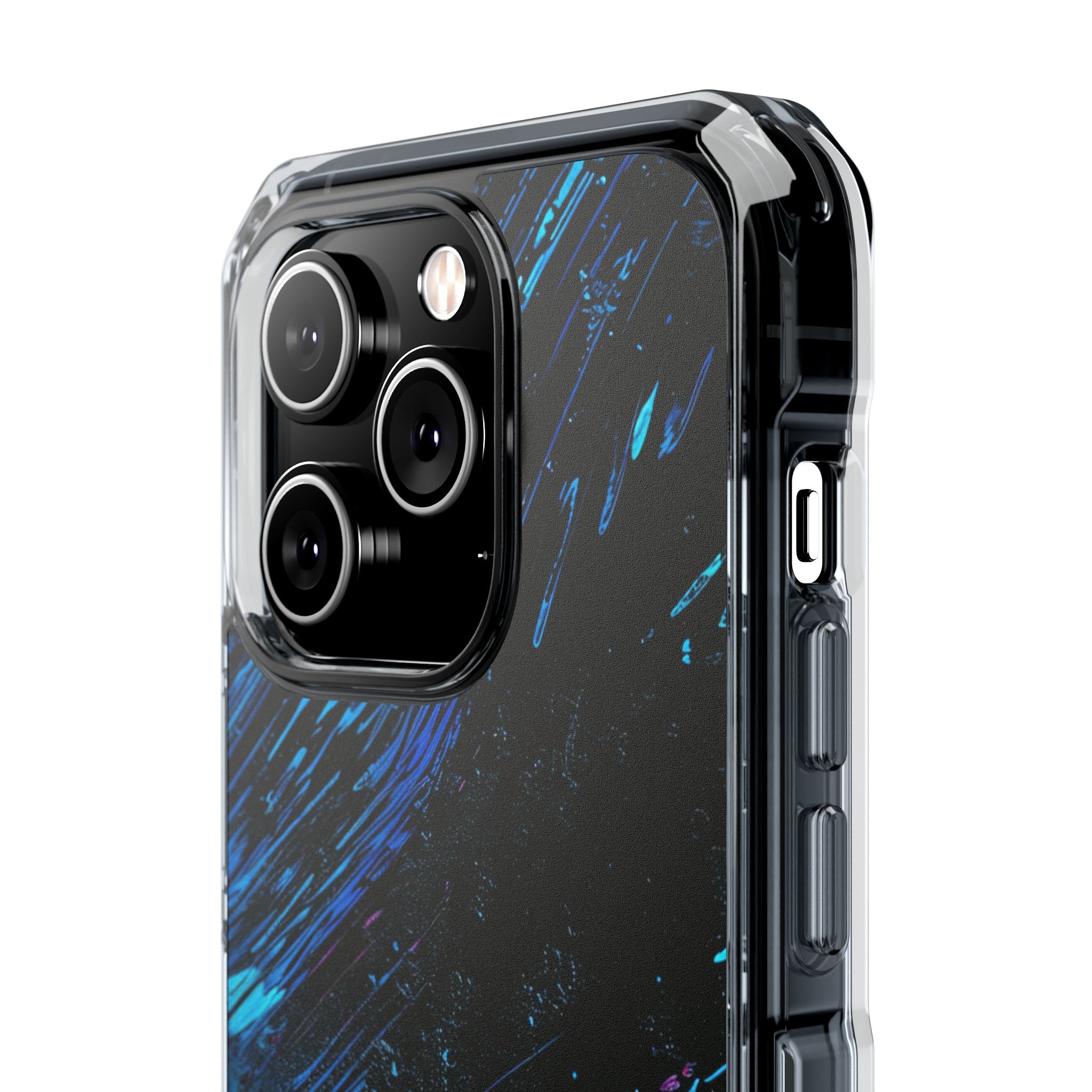 Middernachtblauwe Stromen iPhone 14 - Impact Clear+
