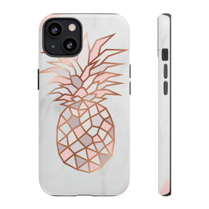 Pineapple Rose Gold - Protective Phone Case