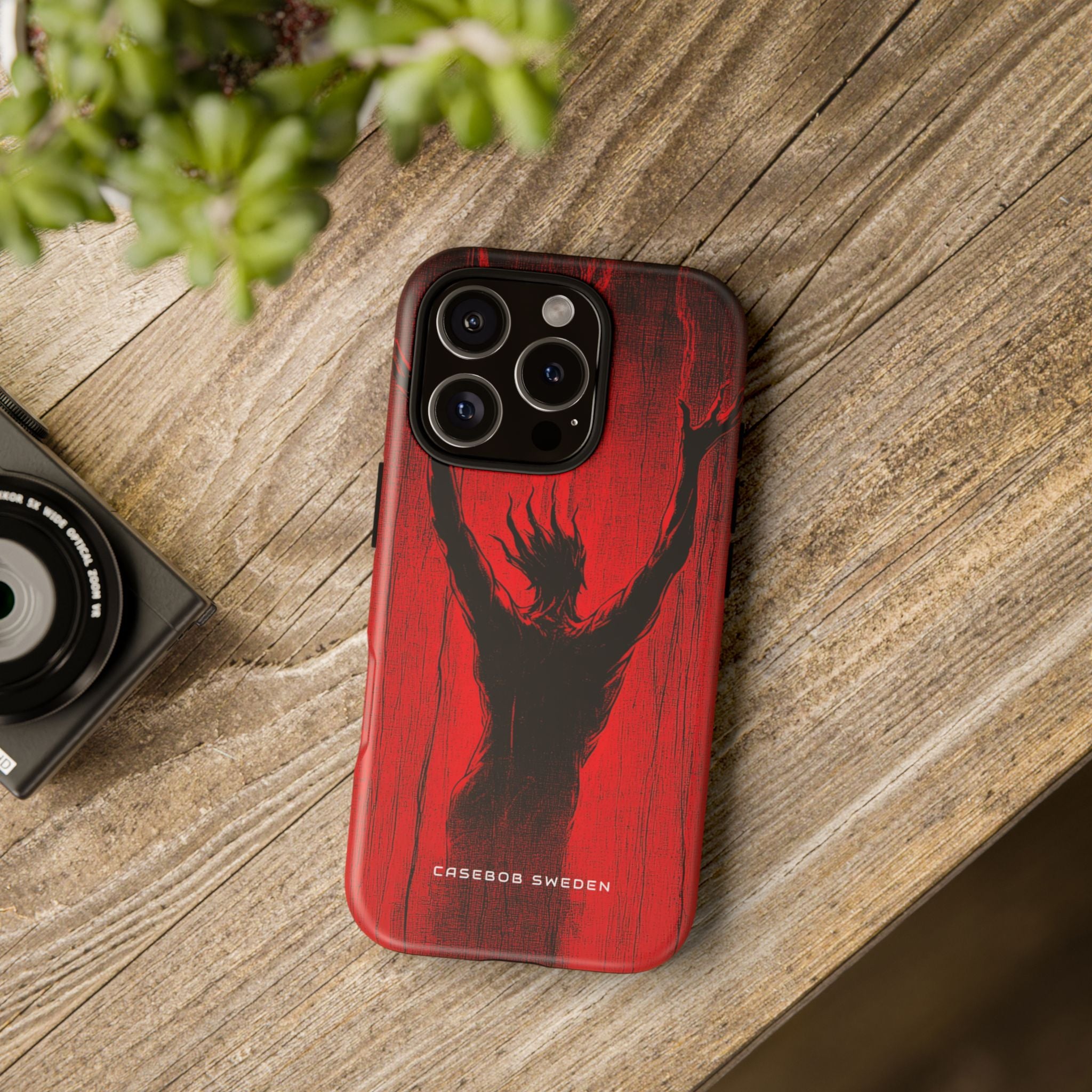 Crimson Despair iPhone 16 - Tough Phone Case