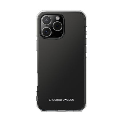 Charcoal Black - Clear Impact iPhone 16 Phone Case