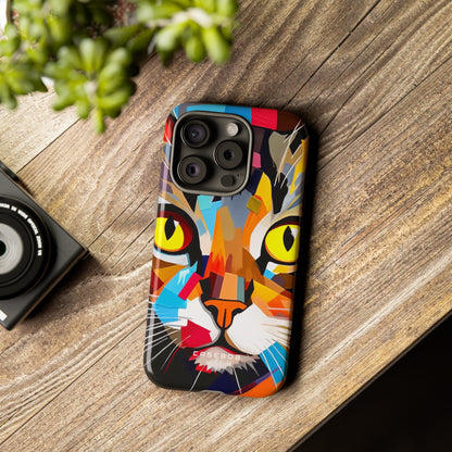 Abstract Kitty Palette - Protective Phone Case