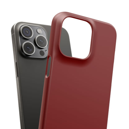 Maroon iPhone 15 - Slim Phone Case