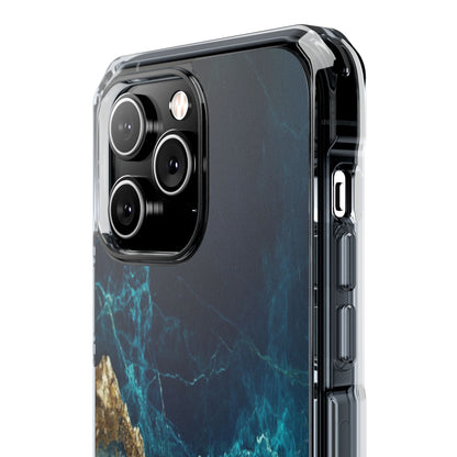 Jagged Gold Split iPhone 14 Pro Max Case - Impact