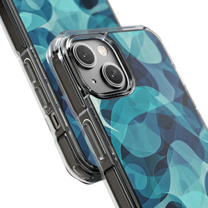 Cool Tones Showcase | Handyhülle für iPhone (Clear Impact Case – magnetisch)