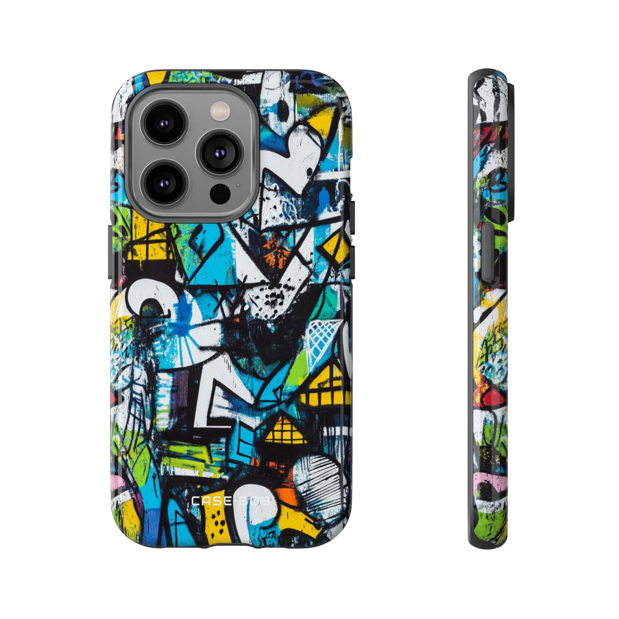 White Ripple Drift iPhone 14 Pro Case - Tough