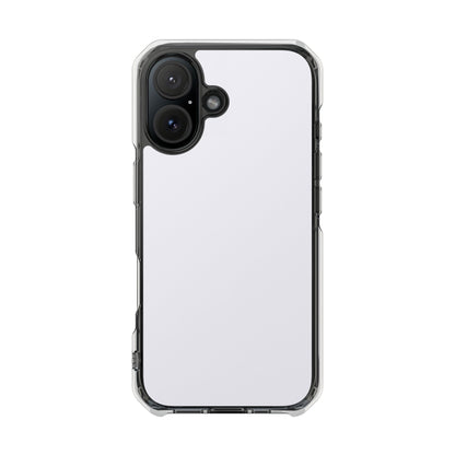 Pearl White - Clear Impact iPhone 16 Phone Case