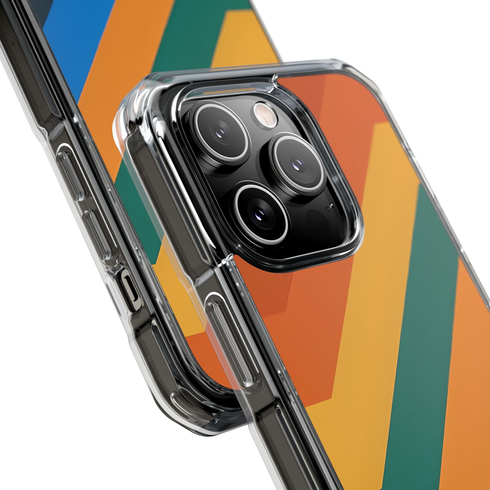 Vibrant Geometric Harmony iPhone Case - Impact