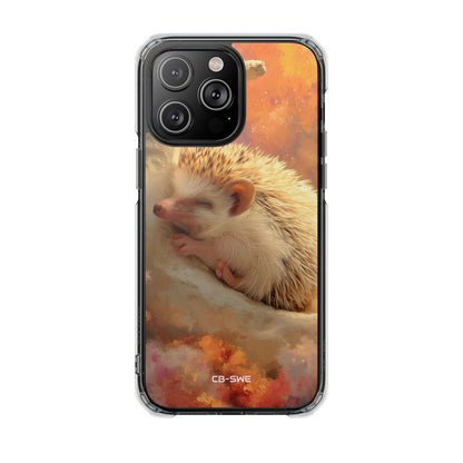 Hedgehog Rests Dreaming iPhone Case - Impact