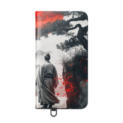 Red Sun Serenity - Samsung S24 Plus Case - Wallet