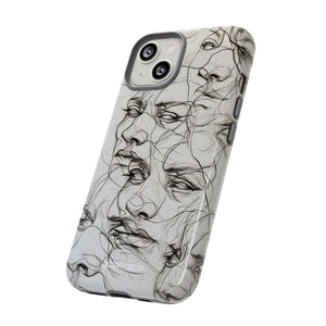 Ethereal Faces | Protective Phone Case for iPhone