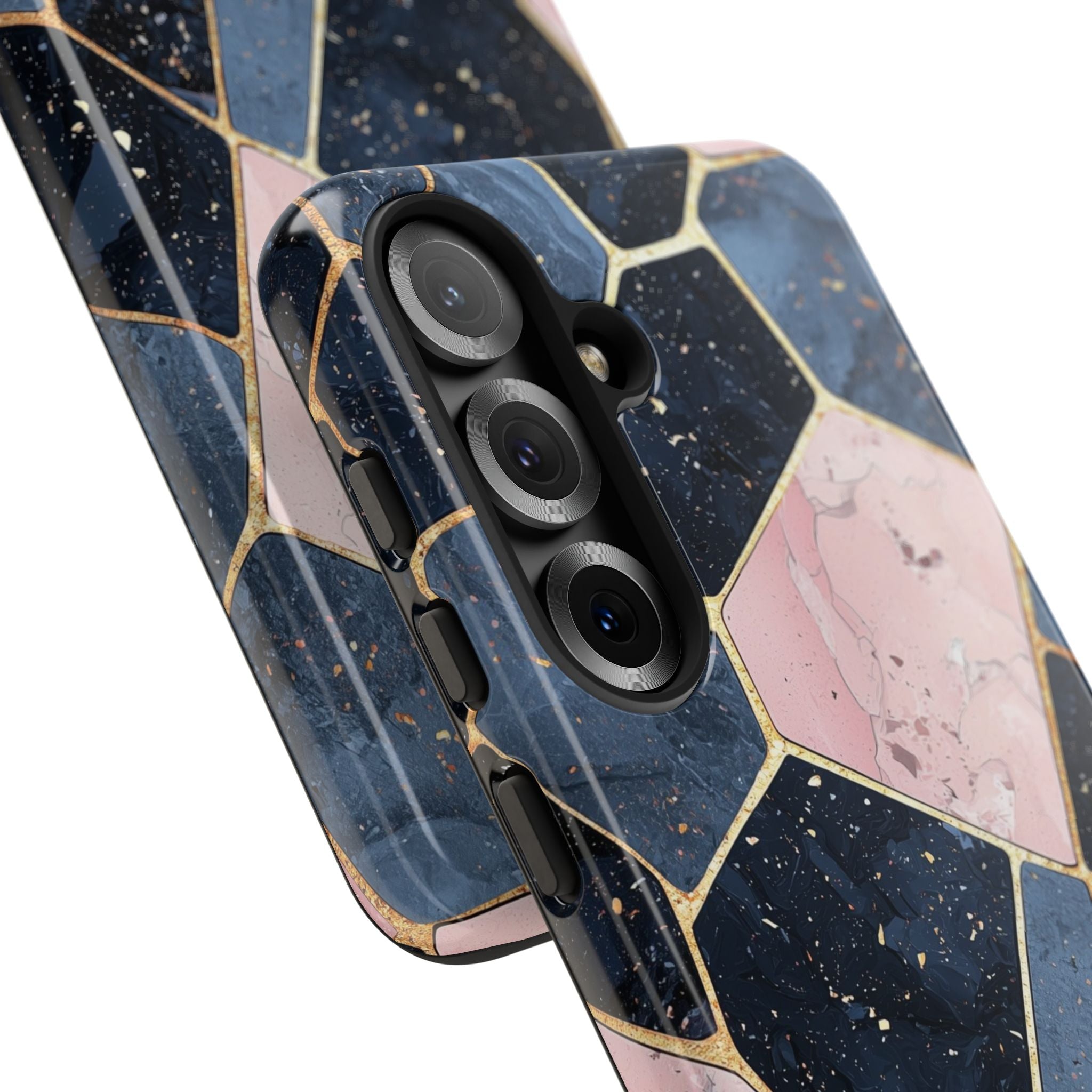 Golden Mosaic Samsung S25 Case - Tough