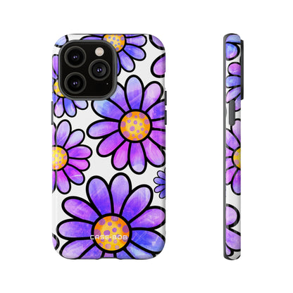 Polka Dot Blooms iPhone 14 Pro Max Case - Tough