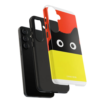 Peekaboo Cat Crimson Samsung S25 Plus Case - Tough