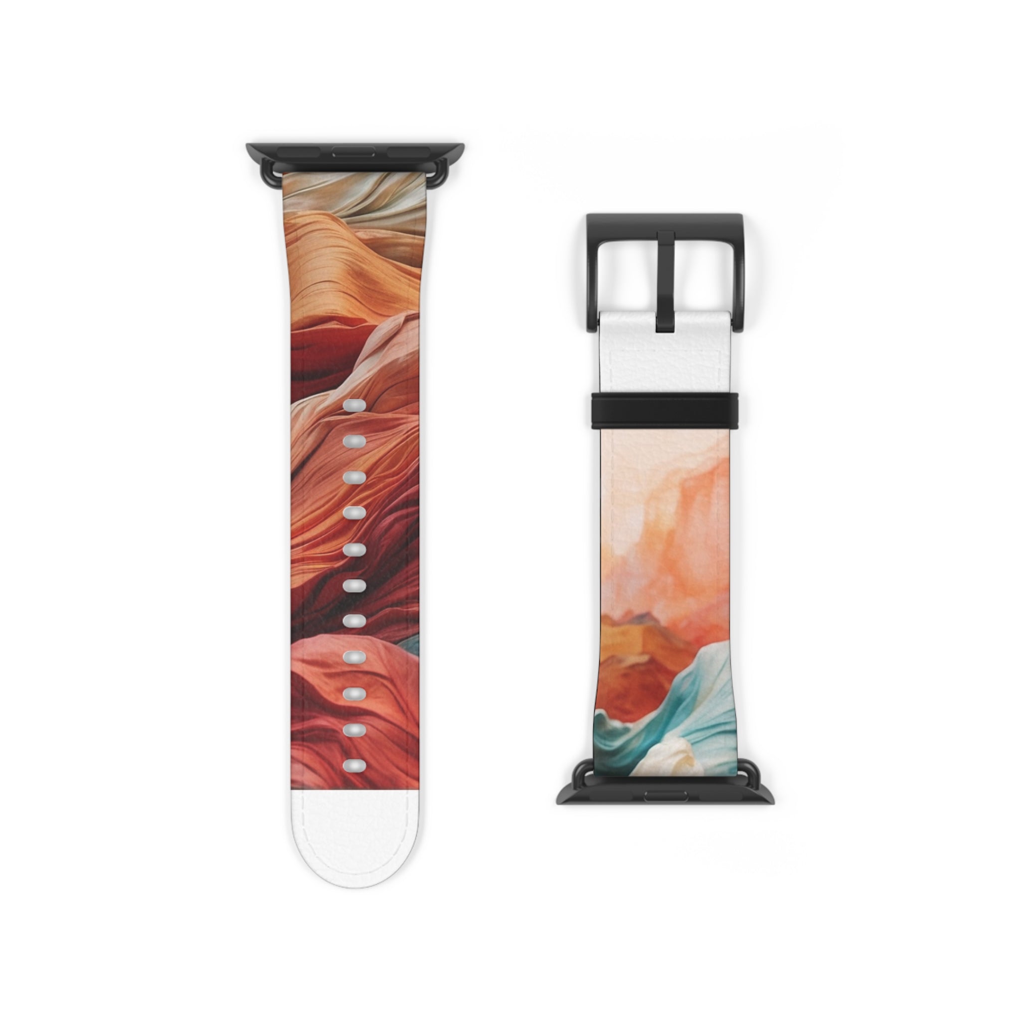 Fabric Peaks Sunset - Watch Band