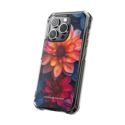 Fiery Bloom Harmony iPhone 15 - Clear Impact Phone Case