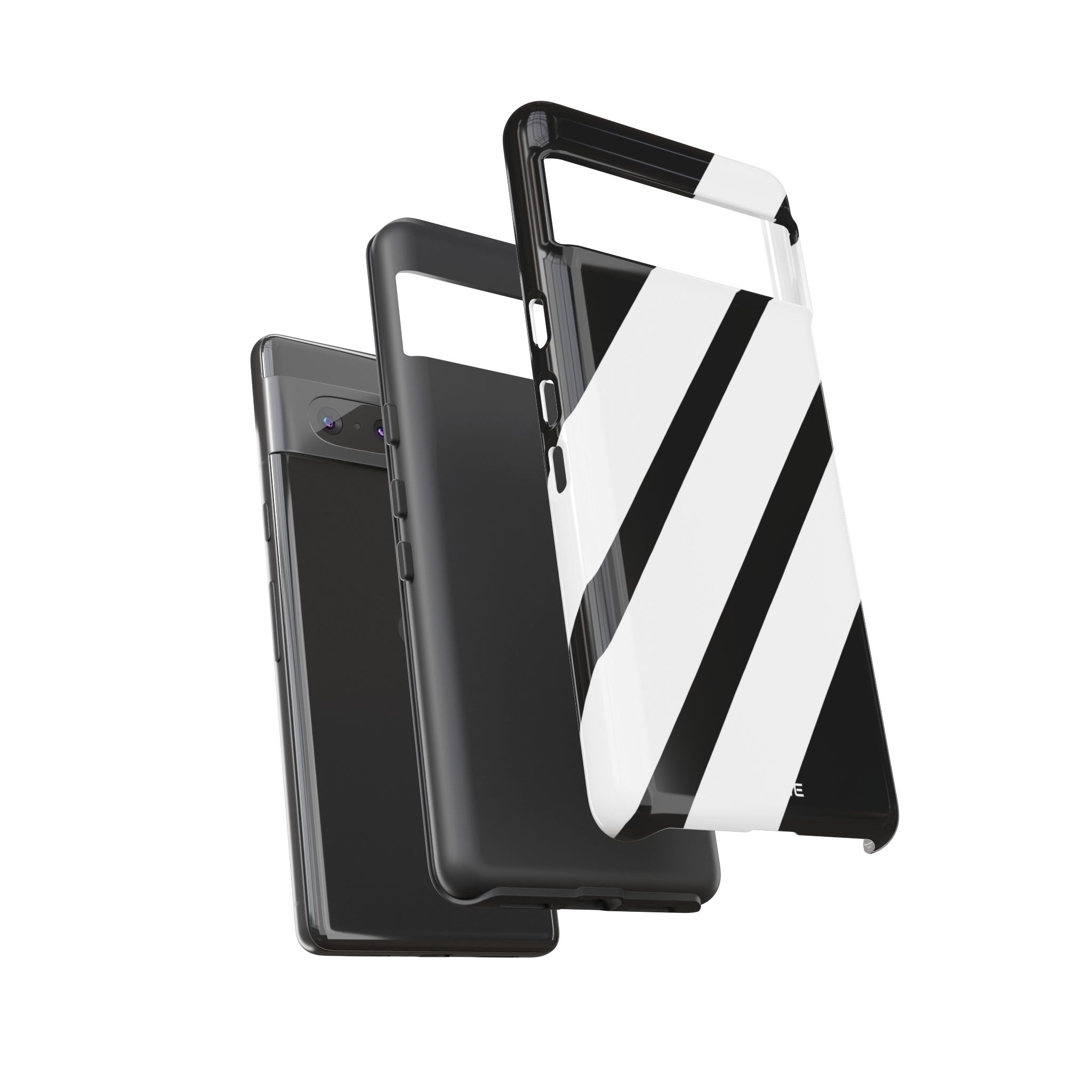Monochrome Diagonal Symmetry - Google Pixel Case