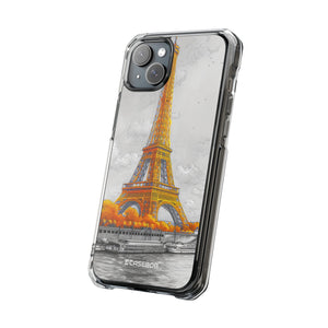 Autumnal Parisian Glow - Phone Case for iPhone (Clear Impact - Magnetic)