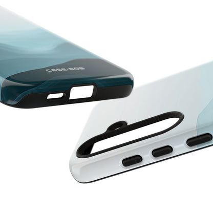 Teal Mist Mountains Samsung S24 Plus Case - Tough