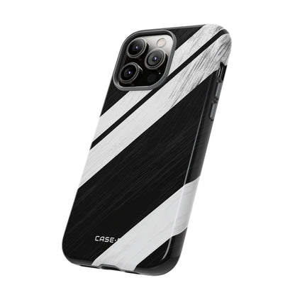 Distressed Stripe Motion iPhone 14 Pro Max Case - Tough