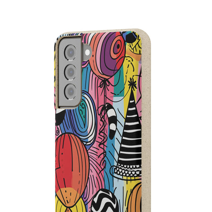 Vibrant Party Whimsy | Biodegradable Phone Case