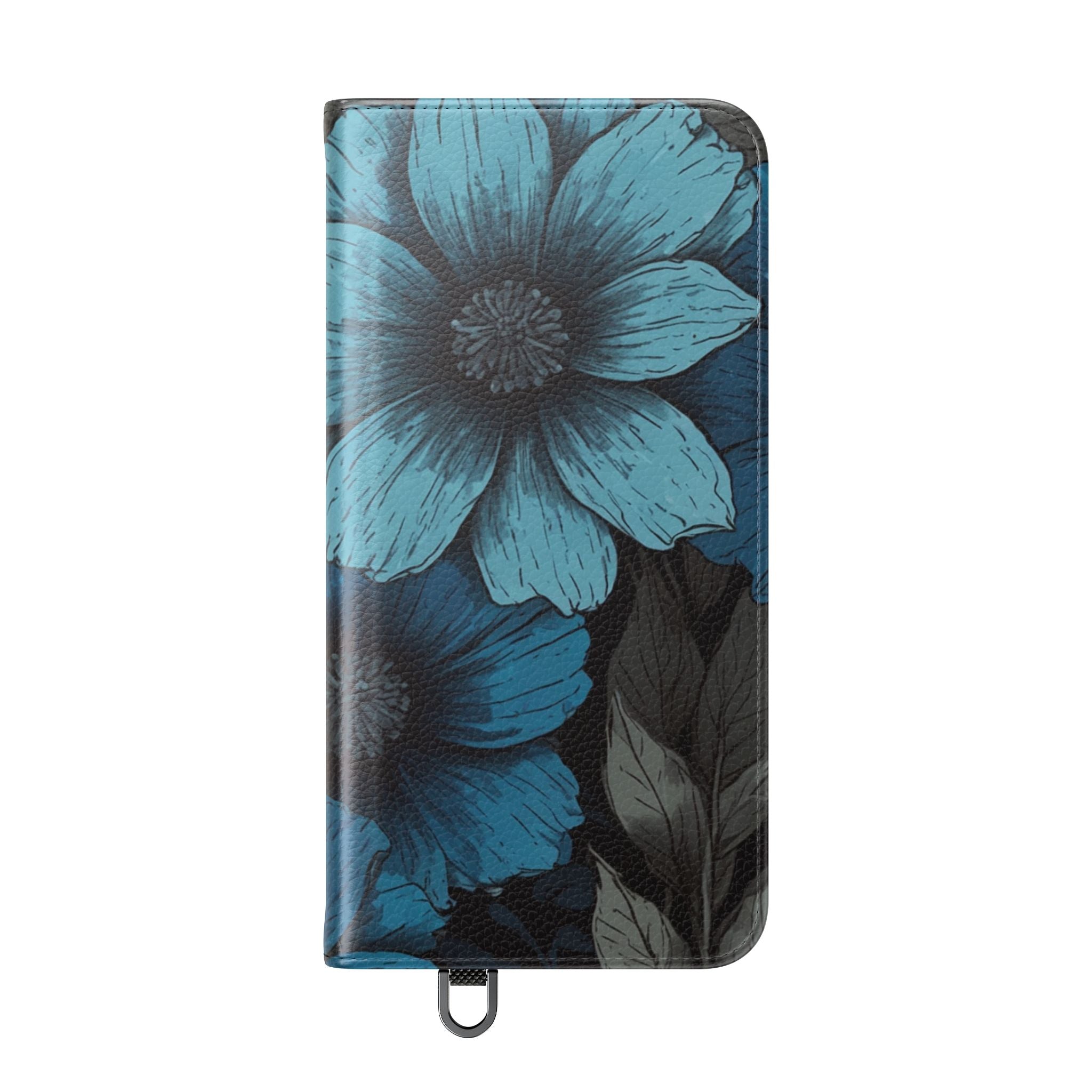 Blue Petal Bloom - Samsung S25+ Case - Wallet