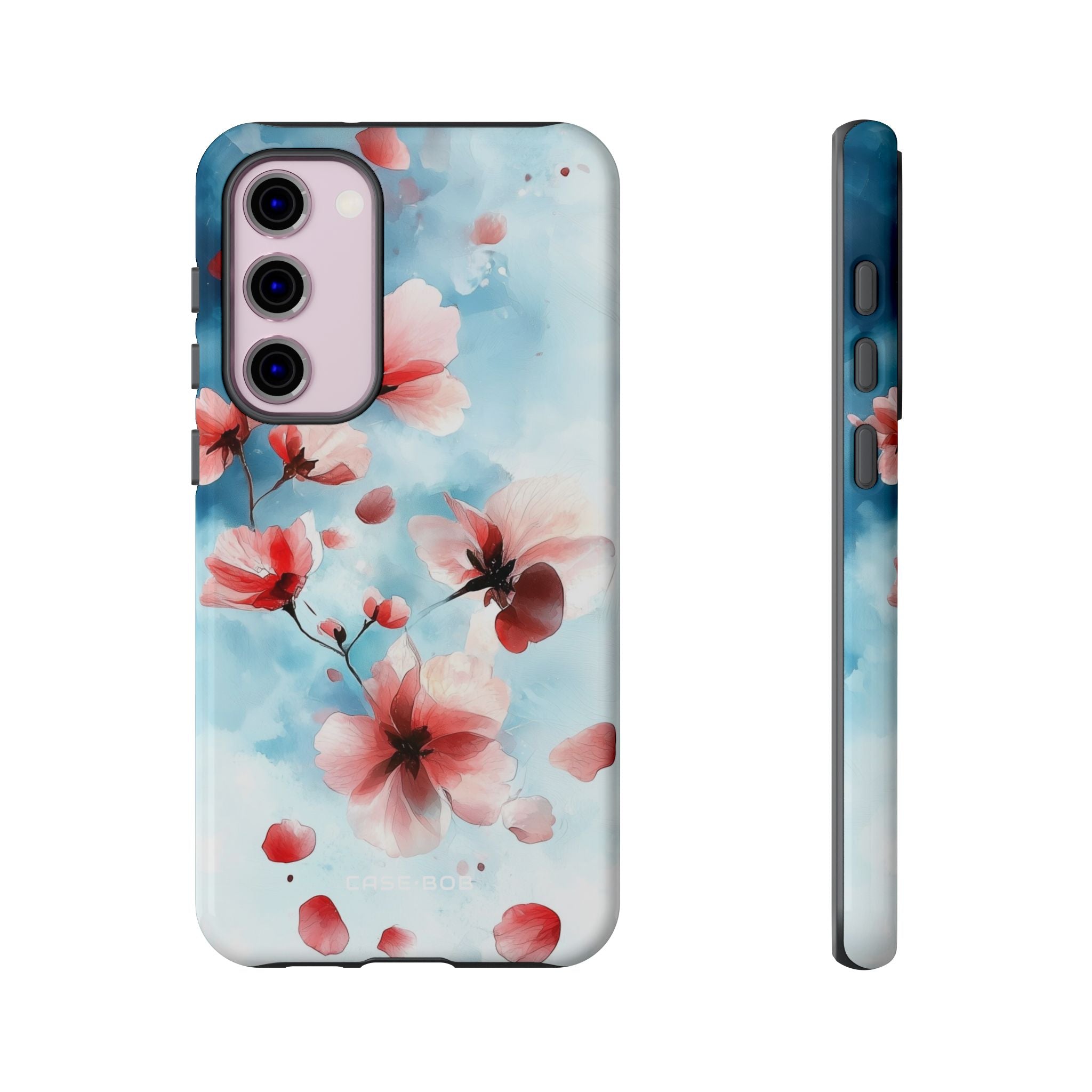 Pink Blossom Drift Samsung S23 Plus Case - Tough